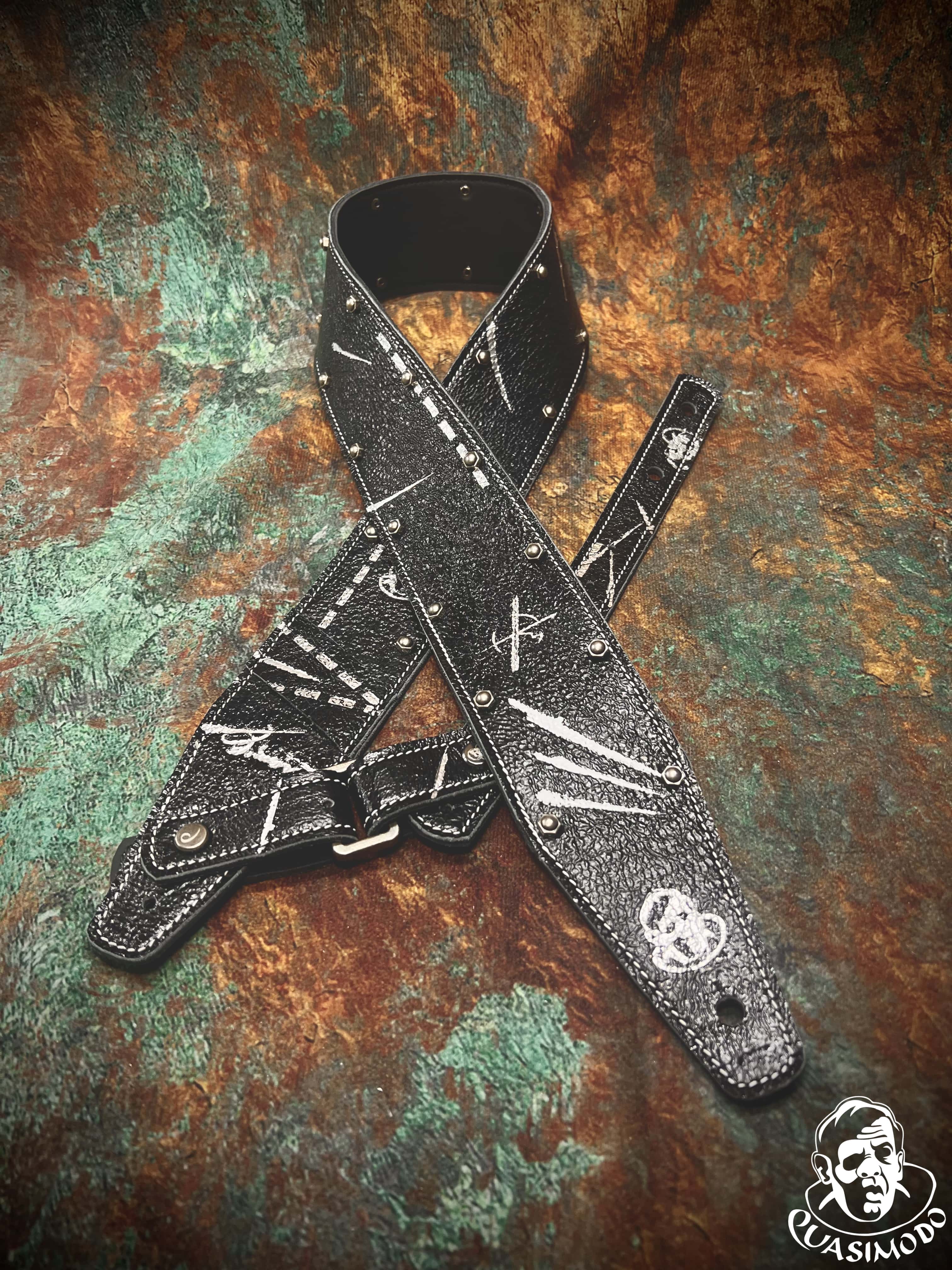 Image of Master handmade creative guitar straps-Face-Master Design-M-247
