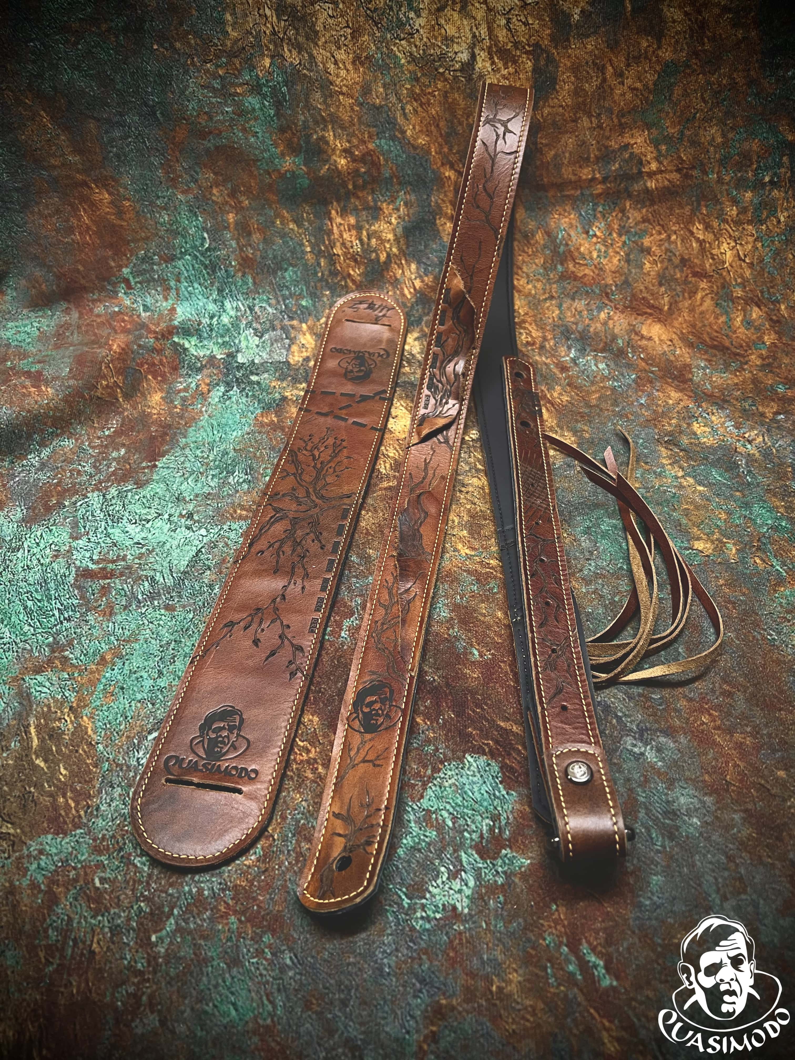 Image of Master handmade creative guitar straps-Face-Master Design-M-249