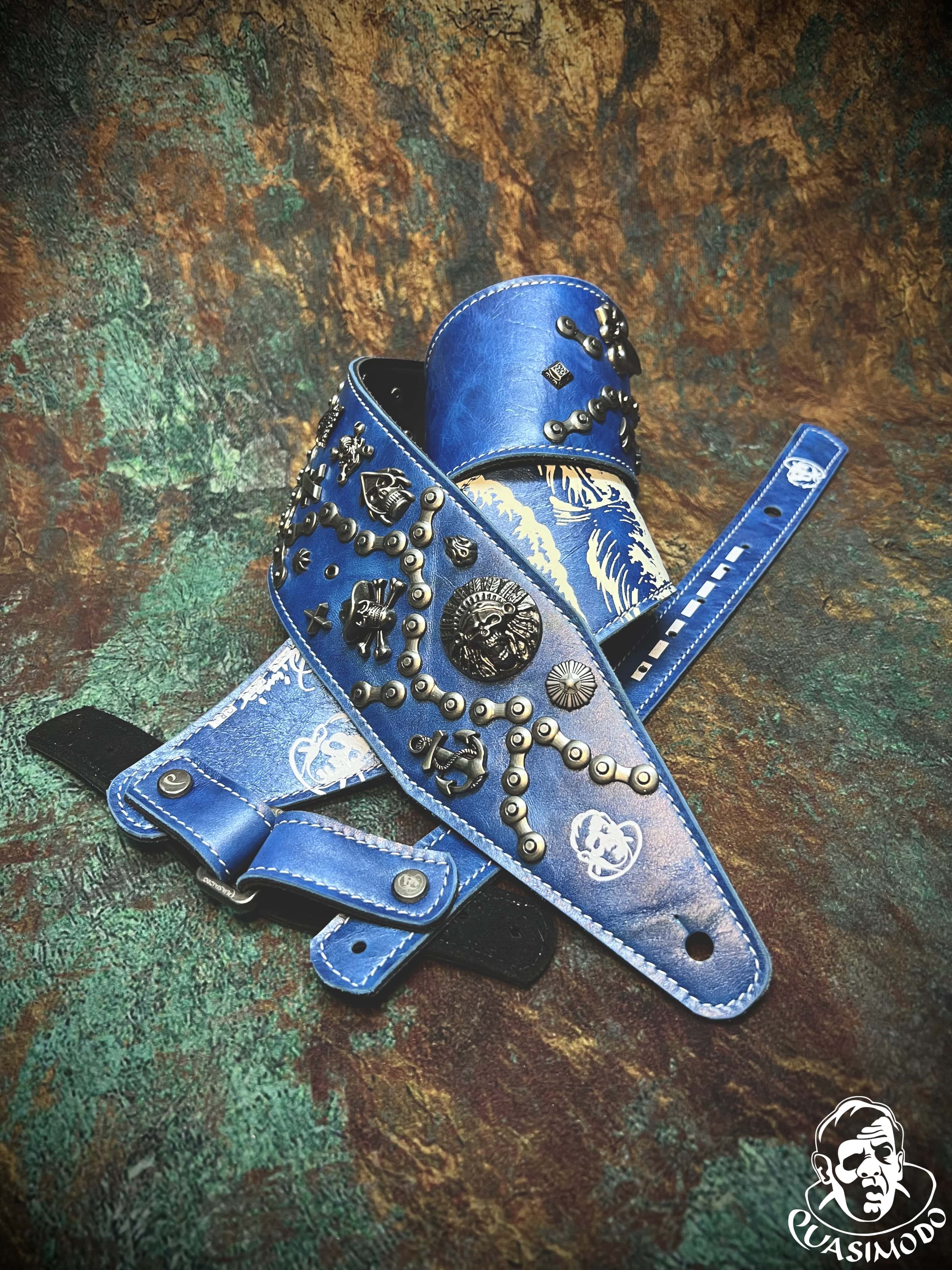 Image of Master handmade creative guitar straps-Face-Master Design-M-250