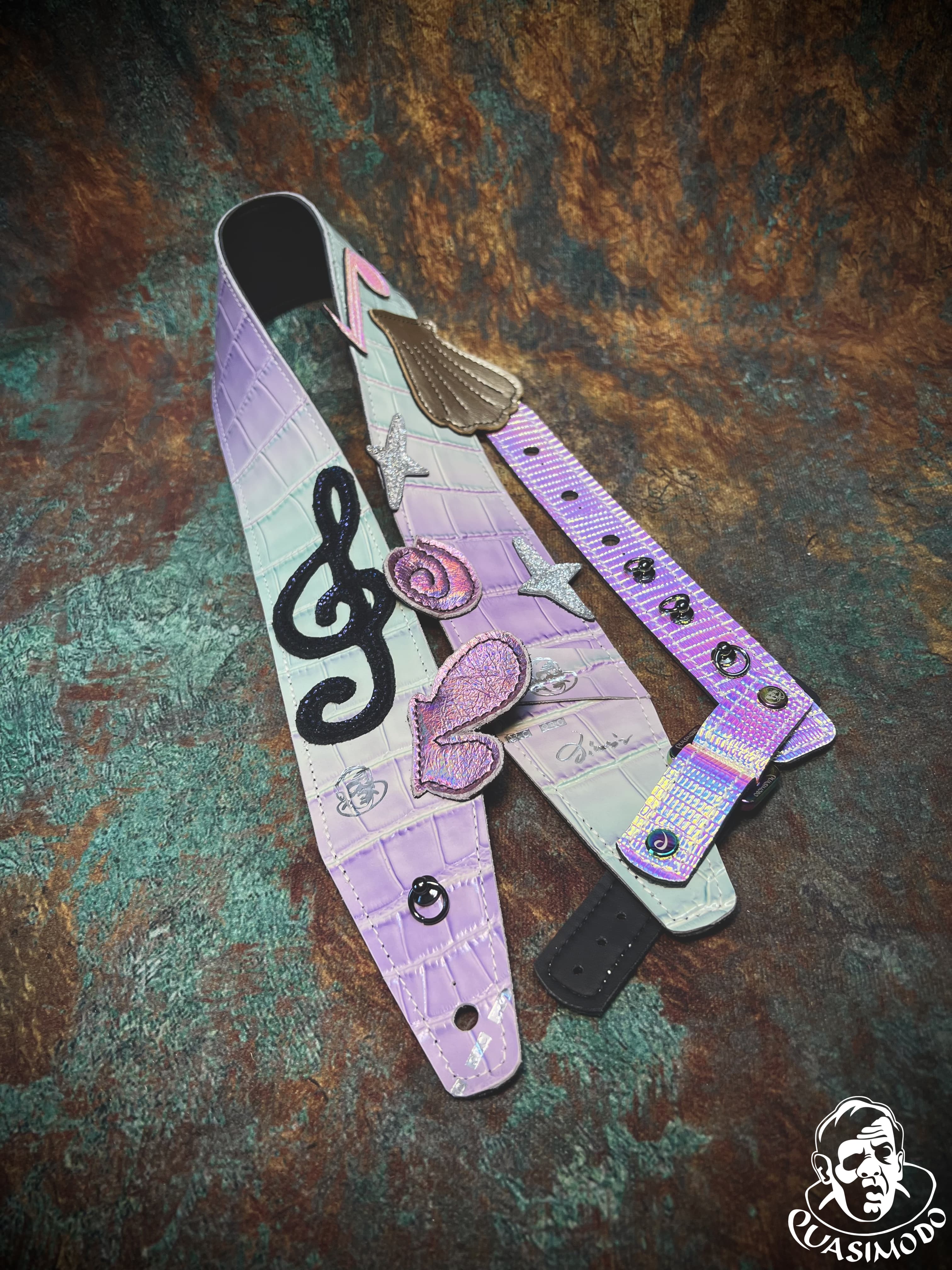 Image of Master handmade creative guitar straps-Face-Master Design-M-256