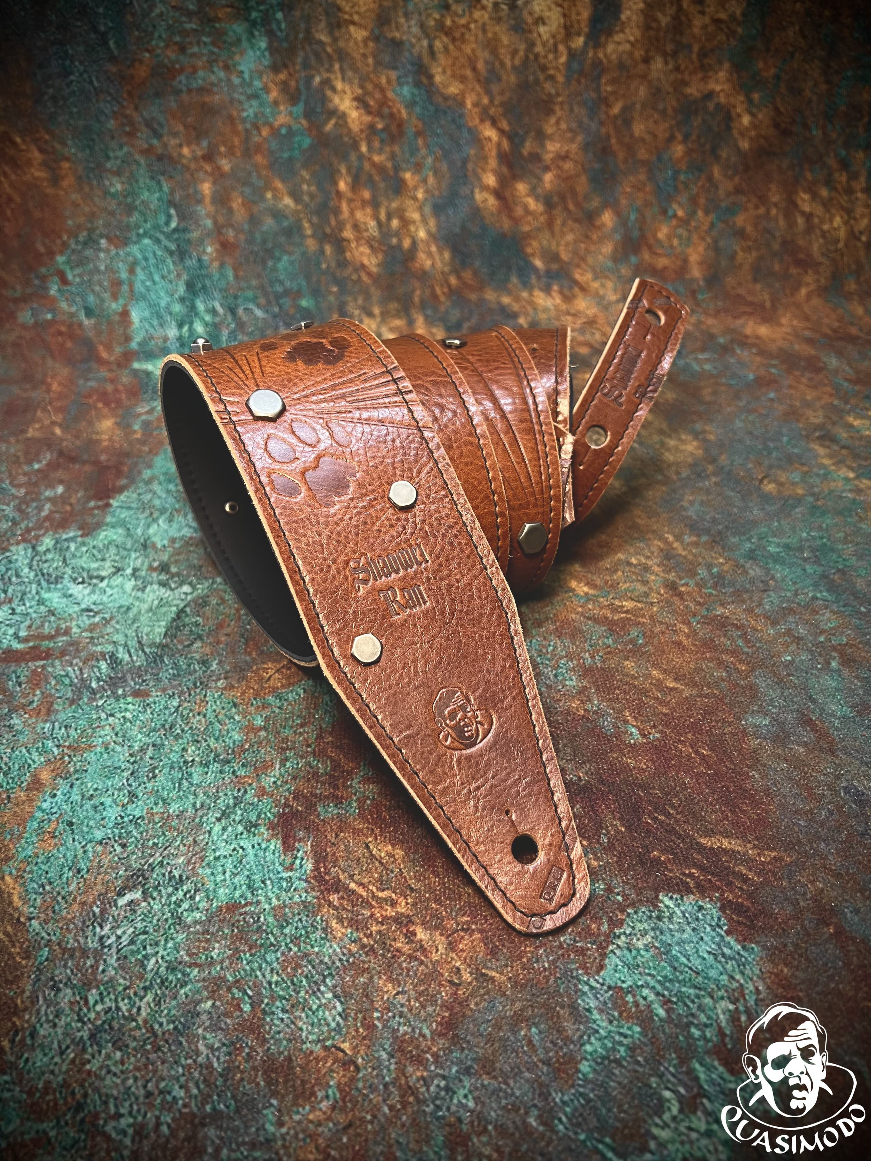Image of Master handmade creative guitar straps-Face-Master Design-M-257
