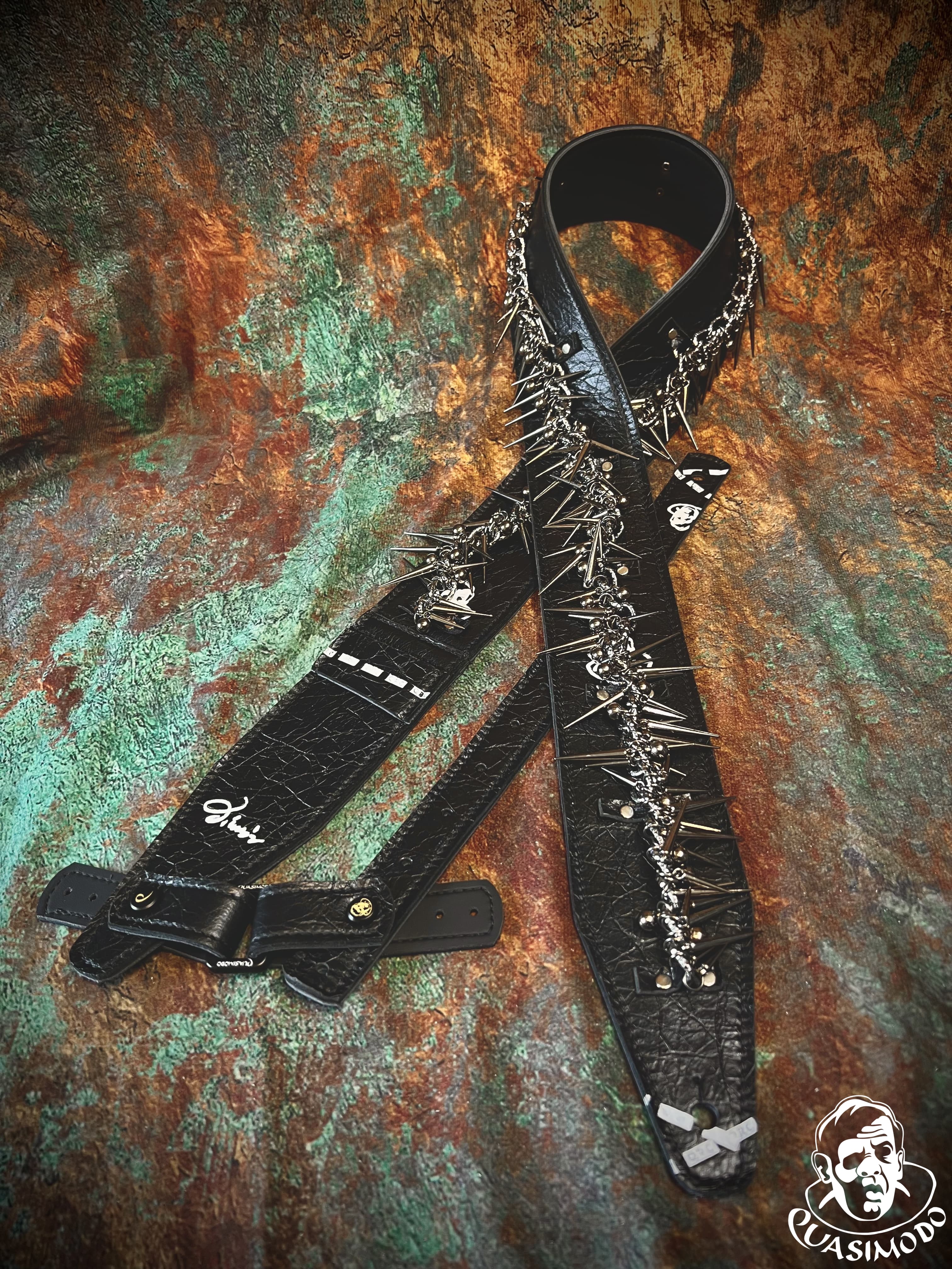 Image of Master handmade creative guitar straps-Face-Master Design-M-259