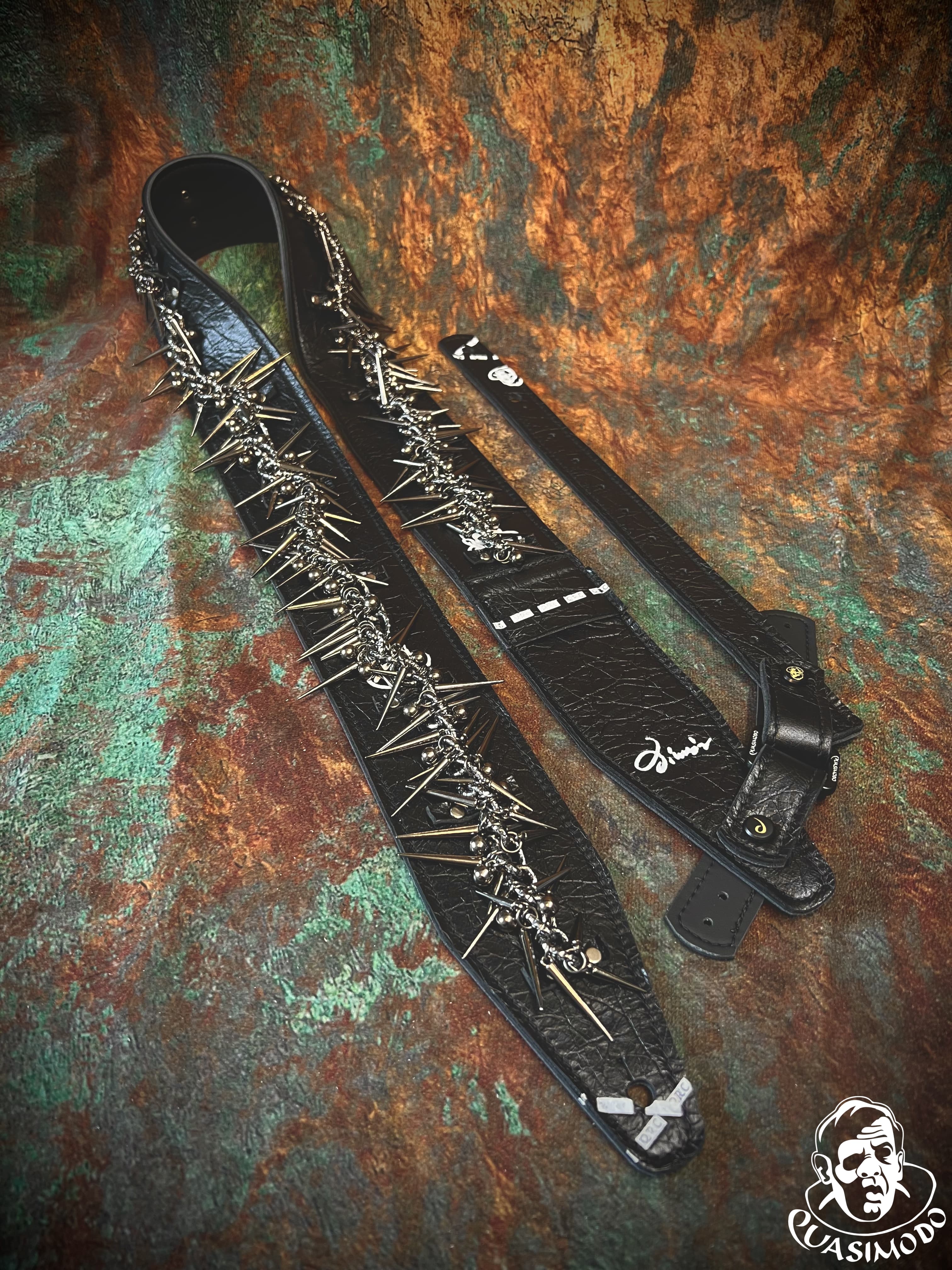 Image of Master handmade creative guitar straps-Face-Master Design-M-259