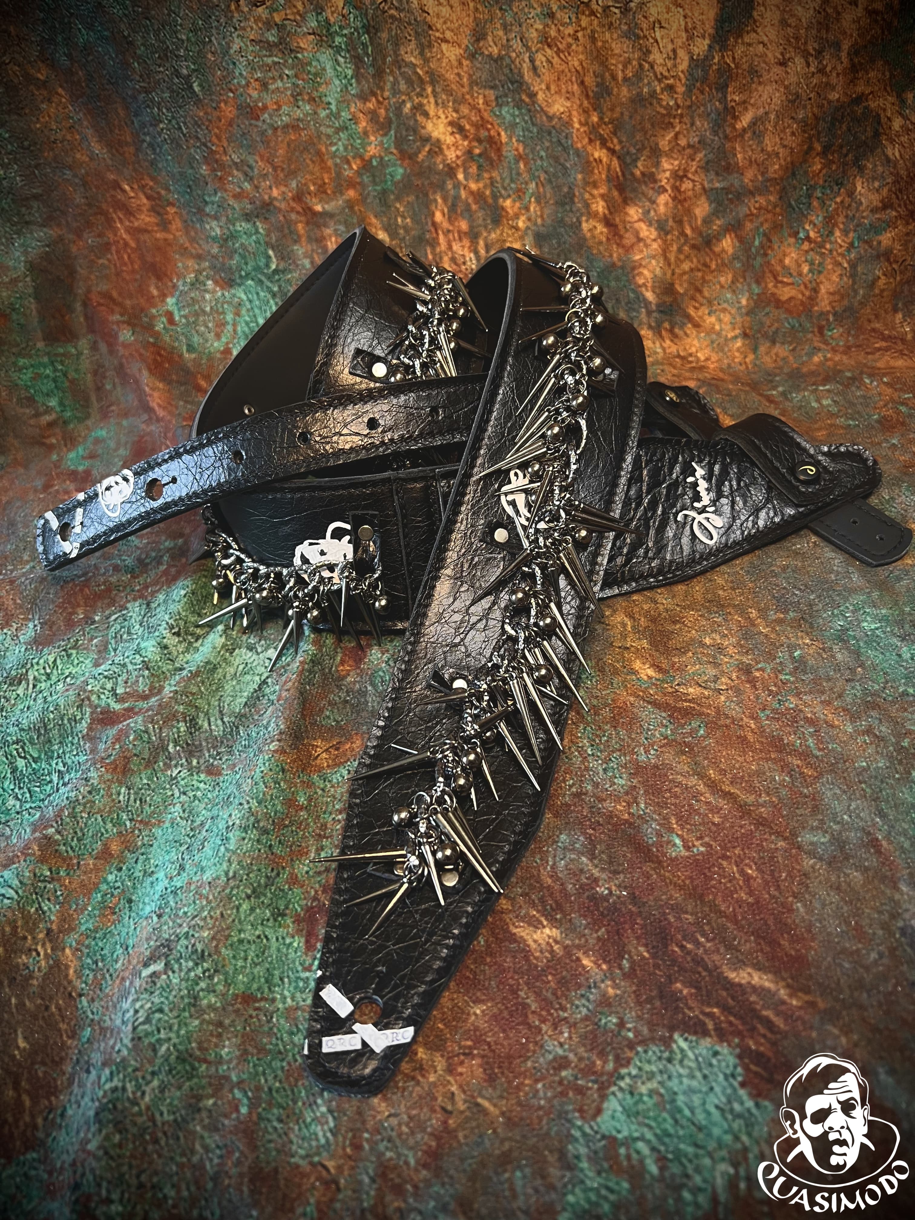 Image of Master handmade creative guitar straps-Face-Master Design-M-259