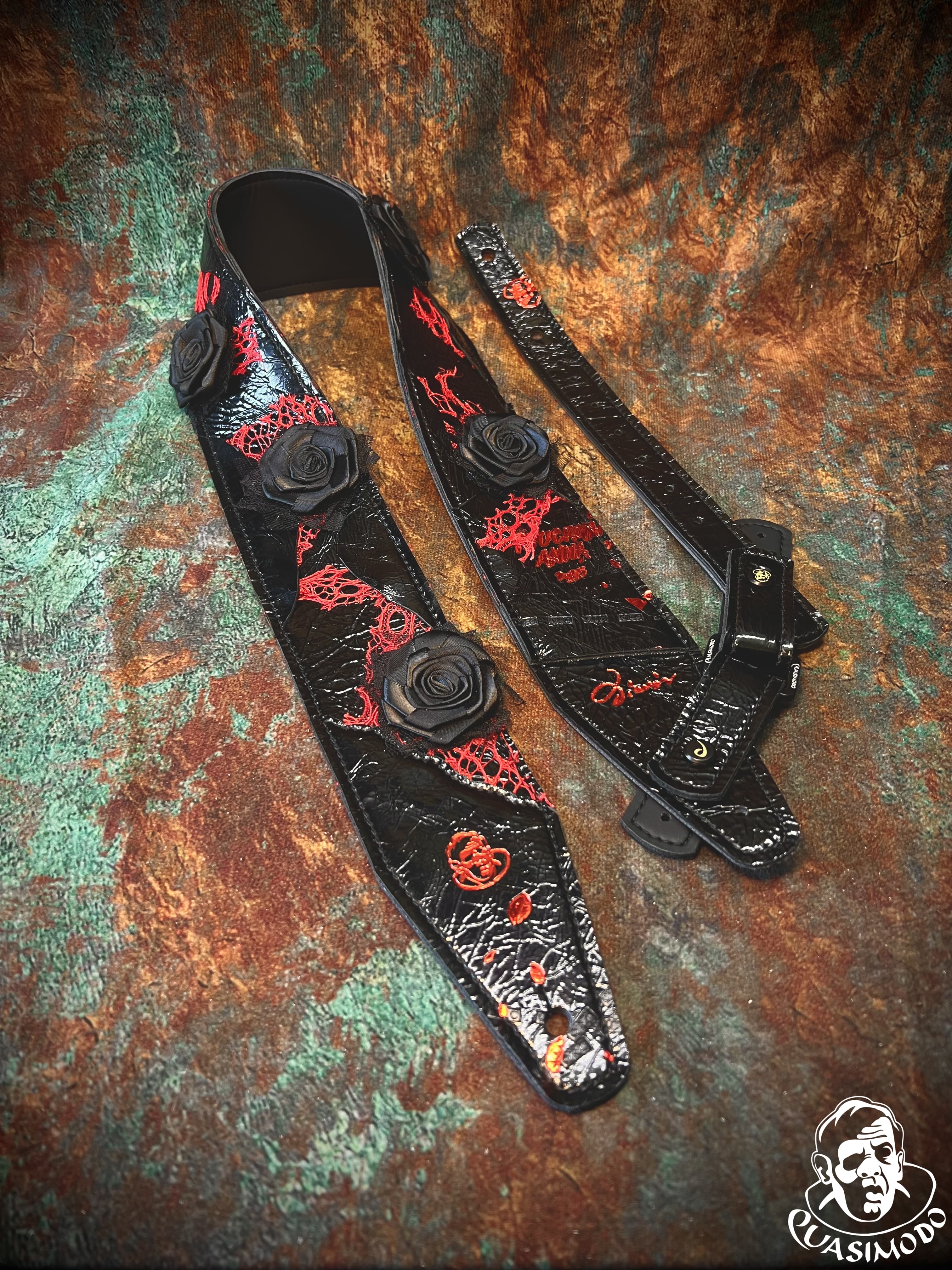Image of Master Handmade Creative Guitar Straps - Face - Master Design - M-261