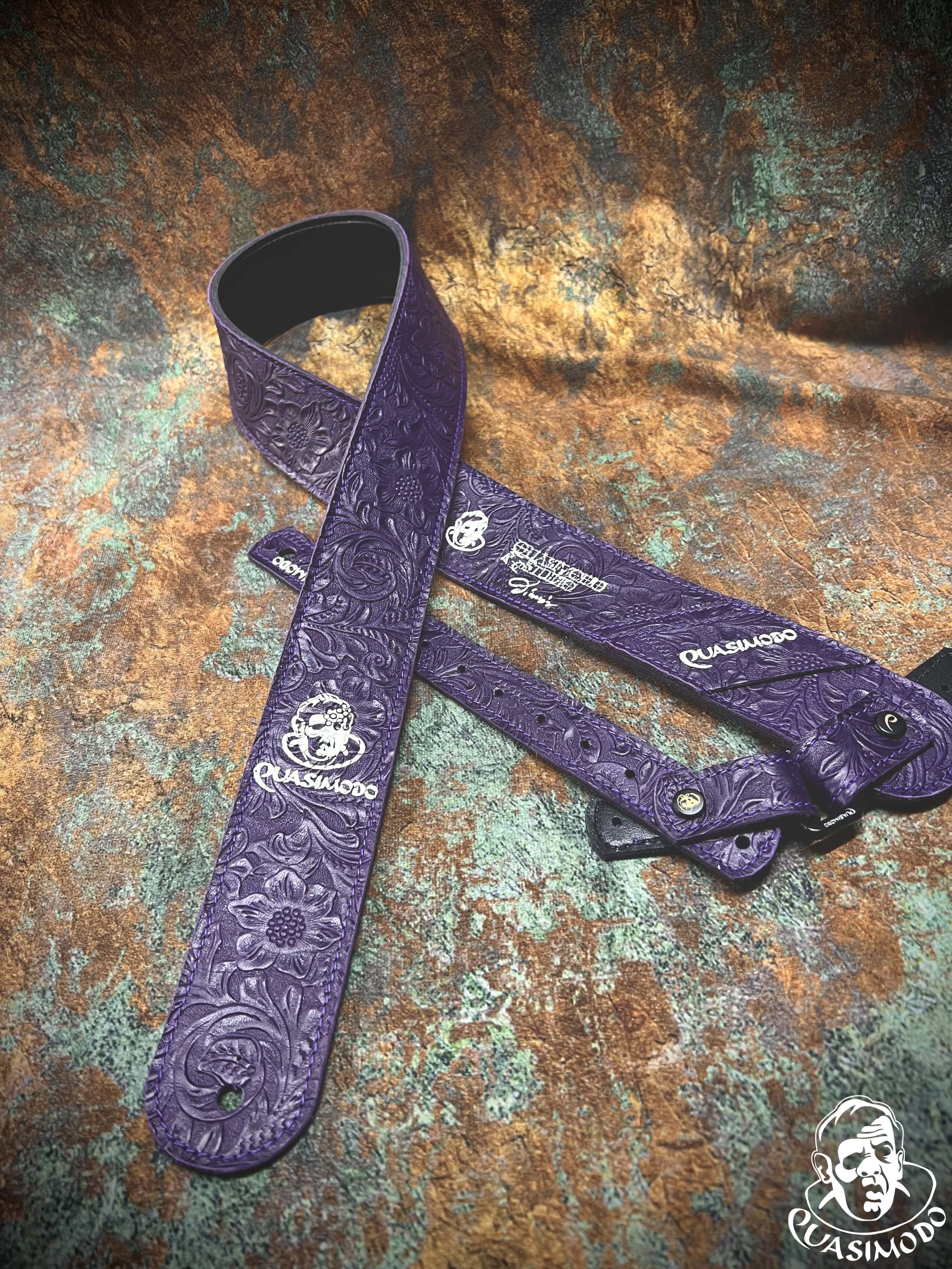 Image of Custom guitar straps-Face-Selected Design-S-069