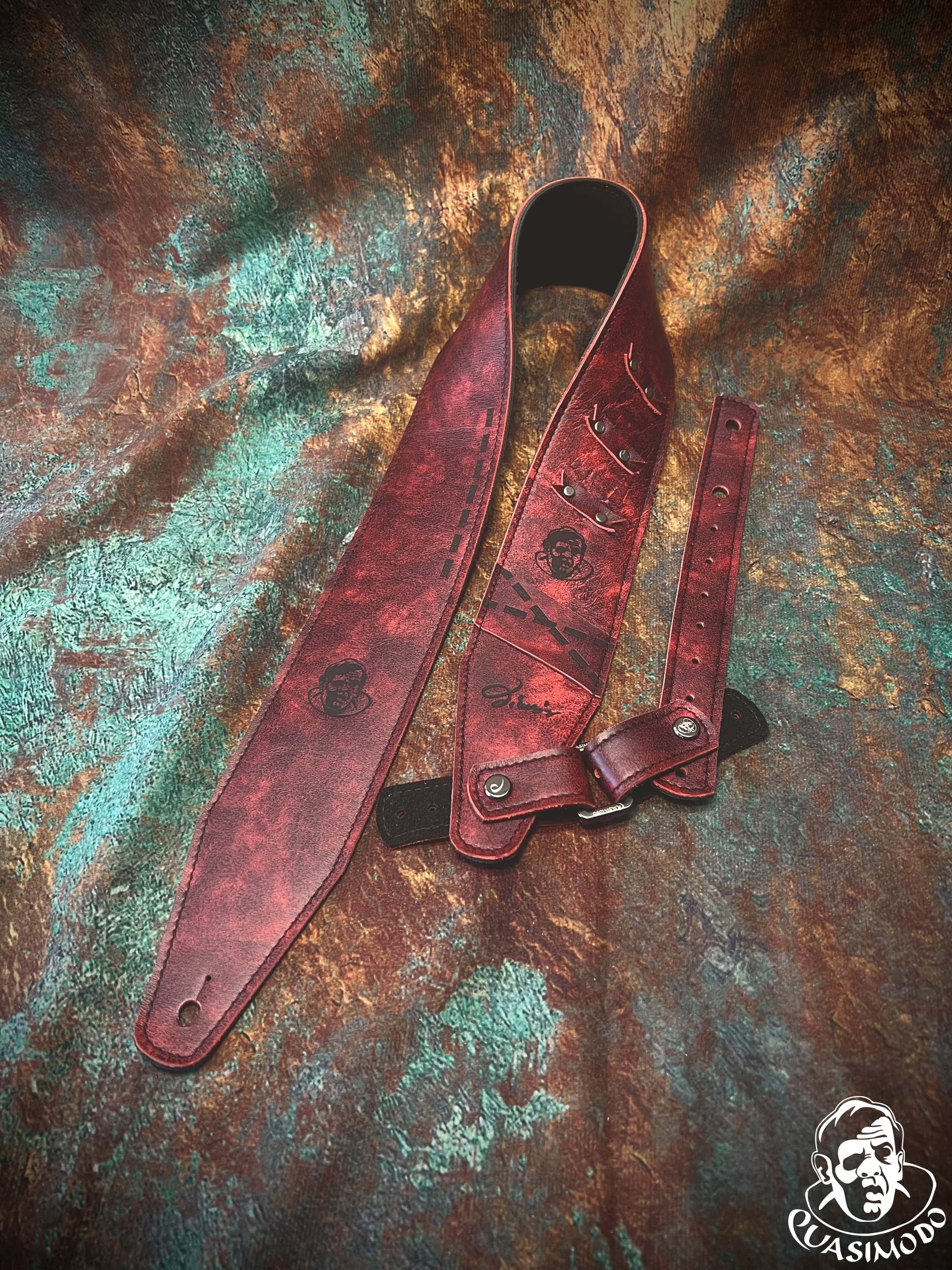Image of Custom guitar straps-Face-Selected Design-S-187
